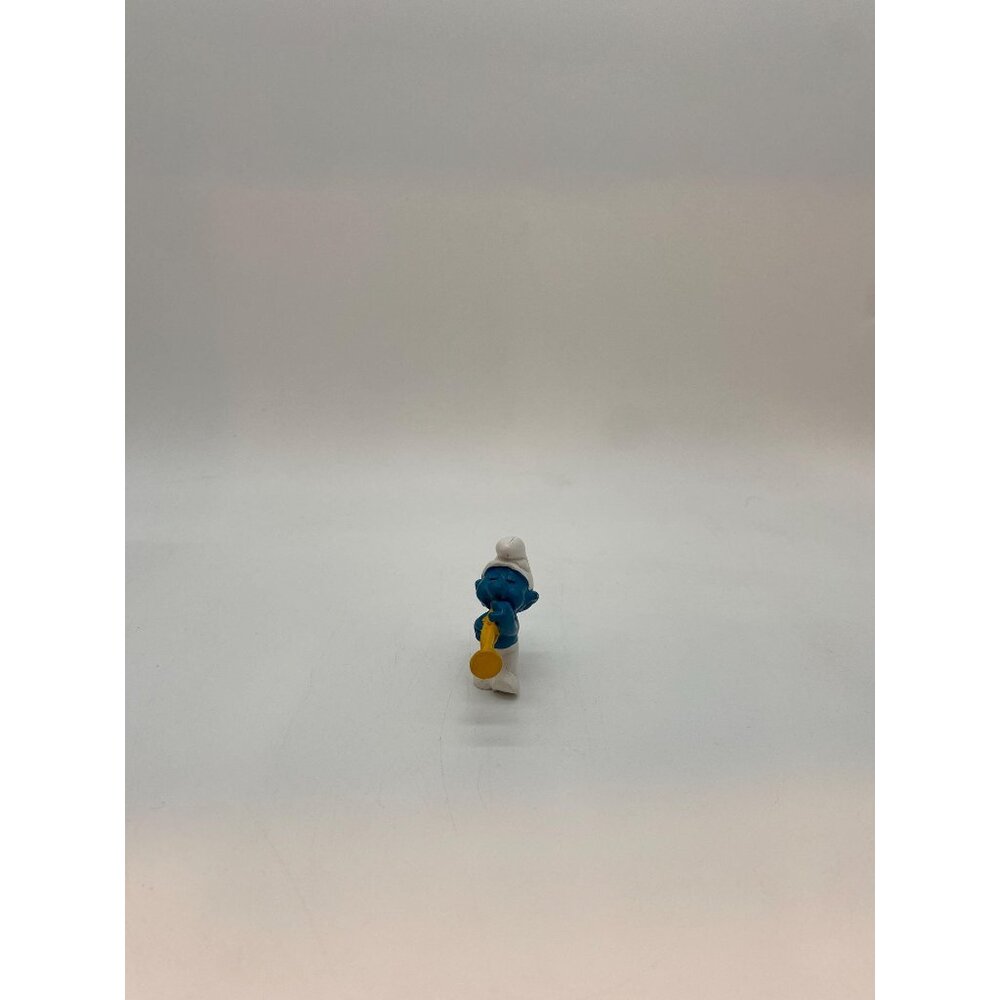 Vintage Peyo Smurf Trumpet Player PVC Figurine Toy
